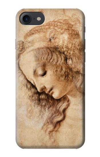S1045 Leonardo da Vinci Woman's Head Etui Coque Housse pour iPhone 7, iPhone 8