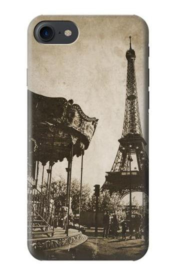 S2174 Eiffel Tower Vintage Paris Etui Coque Housse pour iPhone 7, iPhone 8
