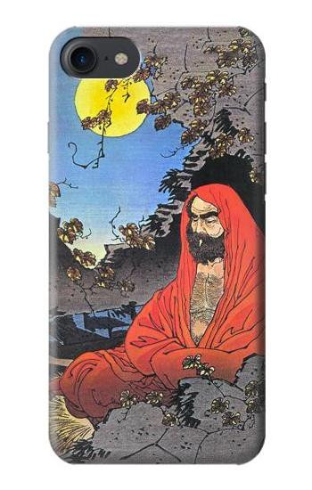 S2234 Zen Master Bodhidharma Yoshitoshi Etui Coque Housse pour iPhone 7, iPhone 8