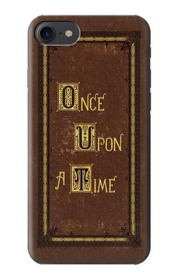 S2824 Once Upon a Time Book Cover Etui Coque Housse pour iPhone 7, iPhone 8