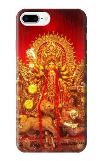 S1030 Hindu God Durga Puja Etui Coque Housse pour iPhone 7 Plus, iPhone 8 Plus