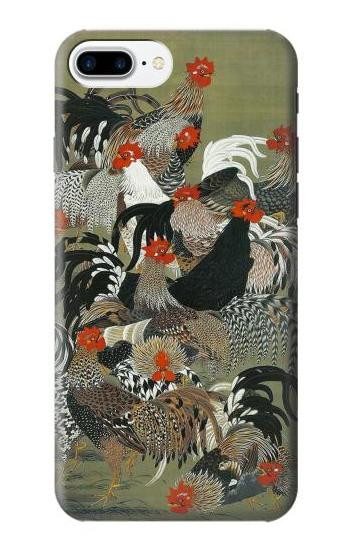 S2699 Ito Jakuchu Rooster Etui Coque Housse pour iPhone 7 Plus, iPhone 8 Plus
