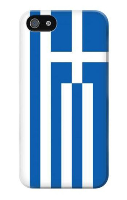 S3102 Flag of Greece Etui Coque Housse pour iPhone 5 5S SE