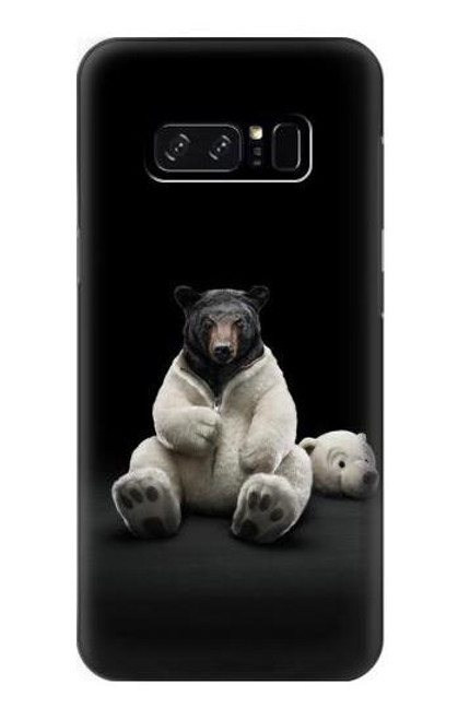 S0878 Black Bear Etui Coque Housse pour Note 8 Samsung Galaxy Note8