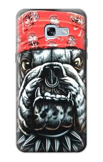 S0100 Bulldog American Football Etui Coque Housse pour Samsung Galaxy A5 (2017)