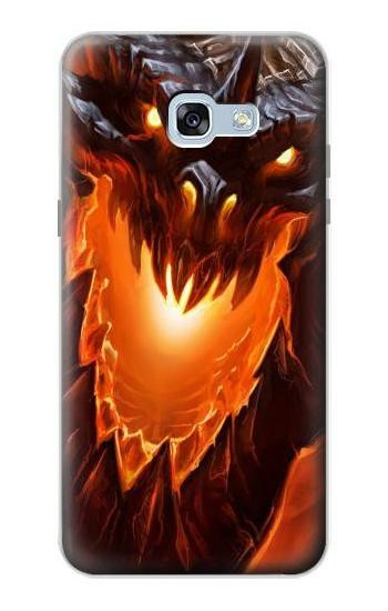 S0414 Fire Dragon Etui Coque Housse pour Samsung Galaxy A5 (2017)