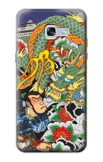 S0454 Japan Tattoo Etui Coque Housse pour Samsung Galaxy A5 (2017)