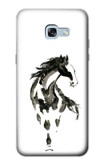 S1031 Horse Paintbrush Etui Coque Housse pour Samsung Galaxy A5 (2017)
