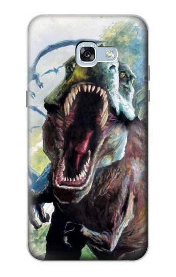 S1453 Trex Tyrannosaurus Rex Dinosaur Etui Coque Housse pour Samsung Galaxy A5 (2017)