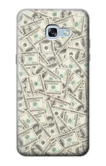 S2077 Money Dollar Banknotes Etui Coque Housse pour Samsung Galaxy A5 (2017)