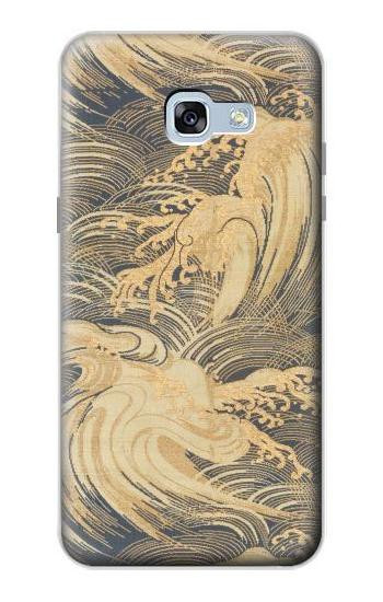 S2680 Japan Art Obi With Stylized Waves Etui Coque Housse pour Samsung Galaxy A5 (2017)