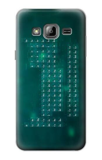 S0846 Chemistry Periodic Table Etui Coque Housse pour Samsung Galaxy J3 (2016)