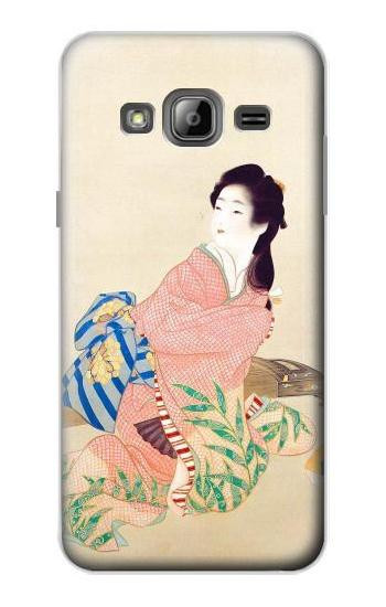 S0889 Japan Art Kimono Etui Coque Housse pour Samsung Galaxy J3 (2016)
