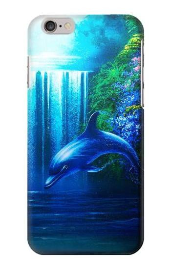 S0385 Dolphin Etui Coque Housse pour iPhone 6 6S