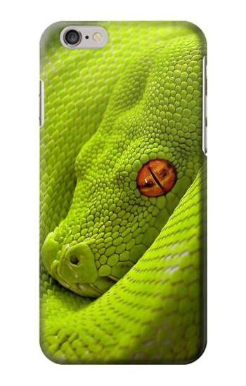 S0785 Green Snake Etui Coque Housse pour iPhone 6 6S