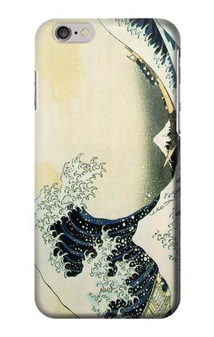 S1040 Hokusai The Great Wave of Kanagawa Etui Coque Housse pour iPhone 6 6S