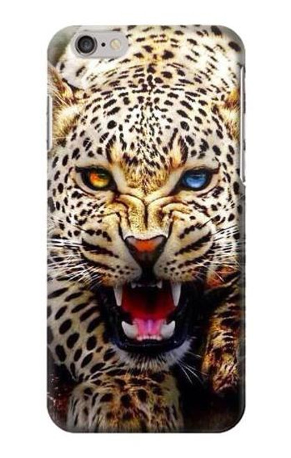 S1932 Blue Eyed Leopard Etui Coque Housse pour iPhone 6 6S