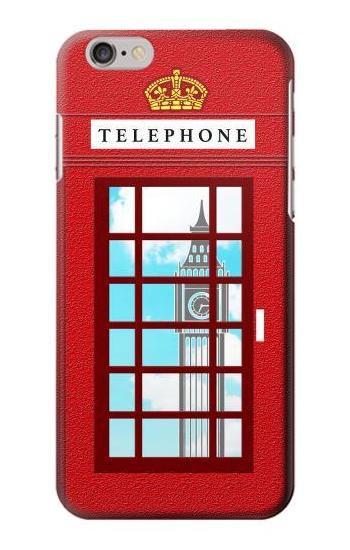 S2059 England British Telephone Box Minimalist Etui Coque Housse pour iPhone 6 6S