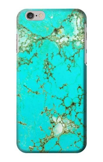 S2377 Turquoise Gemstone Texture Graphic Printed Etui Coque Housse pour iPhone 6 6S