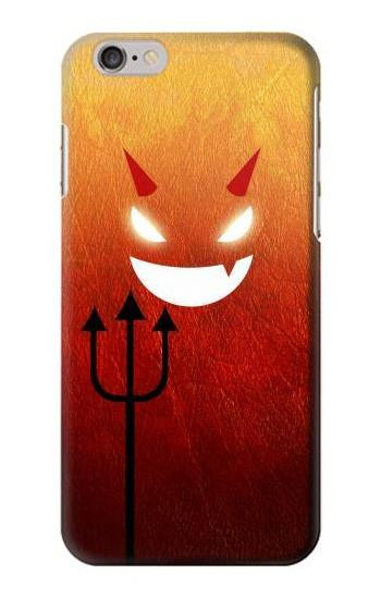 S2454 Red Cute Little Devil Cartoon Etui Coque Housse pour iPhone 6 6S