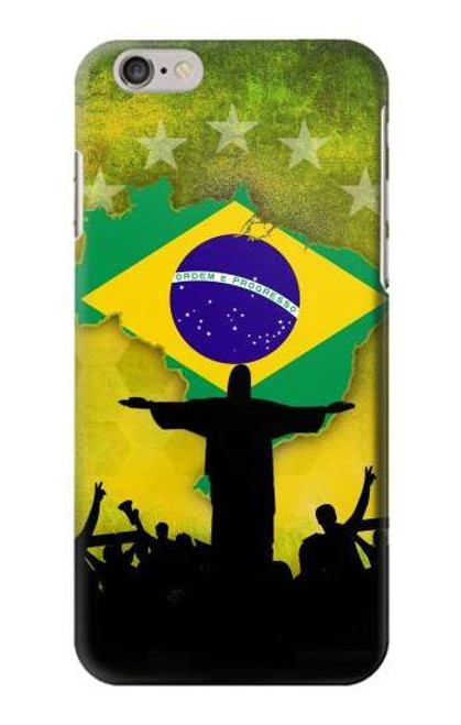 S2981 Brazil Football Soccer Copa 2016 Etui Coque Housse pour iPhone 6 6S