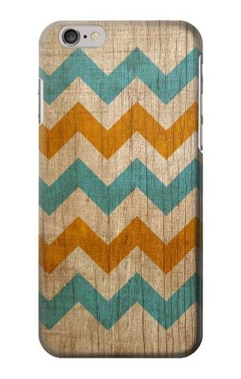 S3033 Vintage Wood Chevron Graphic Printed Etui Coque Housse pour iPhone 6 6S