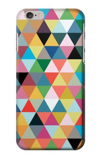 S3049 Triangles Vibrant Colors Etui Coque Housse pour iPhone 6 6S