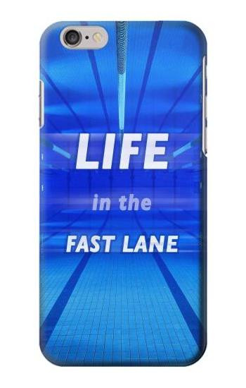 S3136 Life in the Fast Lane Swimming Pool Etui Coque Housse pour iPhone 6 6S