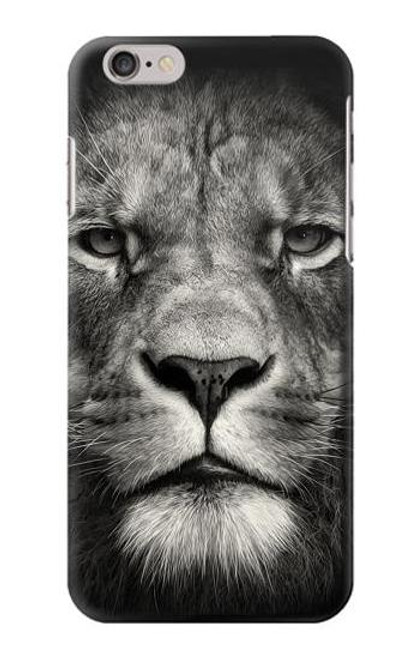 S1352 Lion Face Etui Coque Housse pour iPhone 6 Plus, 6S Plus