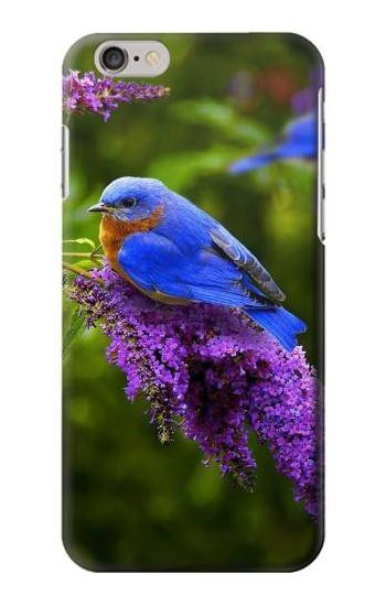 S1565 Bluebird of Happiness Blue Bird Etui Coque Housse pour iPhone 6 Plus, 6S Plus