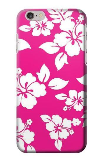 S2246 Hawaiian Hibiscus Pink Pattern Etui Coque Housse pour iPhone 6 Plus, 6S Plus
