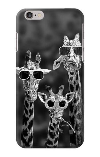 S2327 Giraffes With Sunglasses Etui Coque Housse pour iPhone 6 Plus, 6S Plus