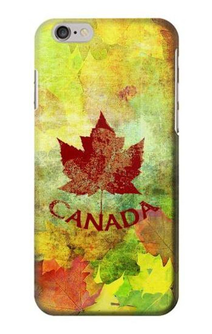 S2523 Canada Autumn Maple Leaf Etui Coque Housse pour iPhone 6 Plus, 6S Plus
