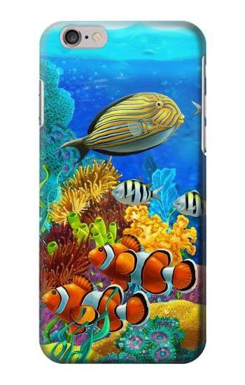 S2568 Sea Seabed Fish Corals Underwater Ocean Etui Coque Housse pour iPhone 6 Plus, 6S Plus