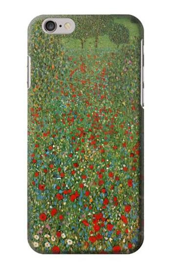 S2872 Gustav Klimt Poppy Field Etui Coque Housse pour iPhone 6 Plus, 6S Plus