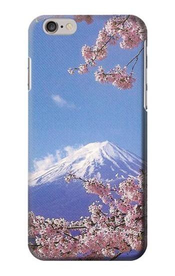 S1060 Mount Fuji Sakura Cherry Blossom Etui Coque Housse pour iPhone 6 Plus, 6S Plus