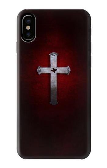 S3160 Christian Cross Etui Coque Housse pour iPhone 7, iPhone 8