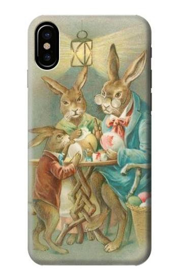 S3164 Easter Rabbit Family Etui Coque Housse pour iPhone 7, iPhone 8
