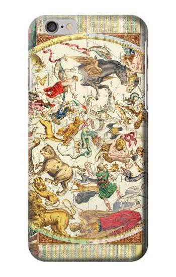 S3145 Antique Constellation Map Etui Coque Housse pour iPhone 6 6S