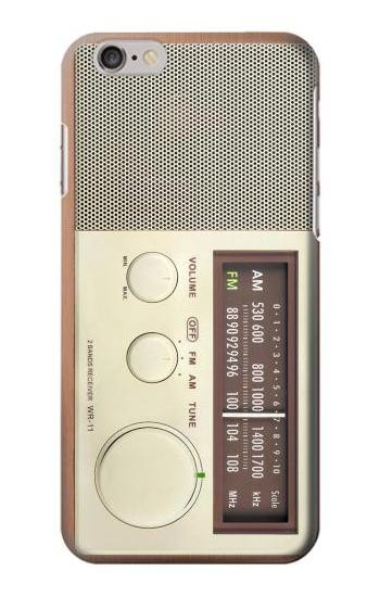 S3165 FM AM Wooden Receiver Graphic Etui Coque Housse pour iPhone 6 6S