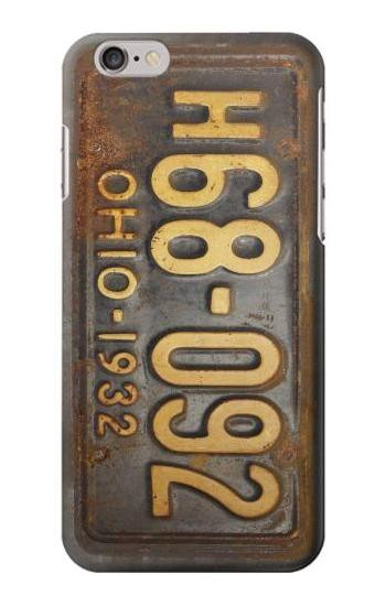 S3228 Vintage Car License Plate Etui Coque Housse pour iPhone 6 6S