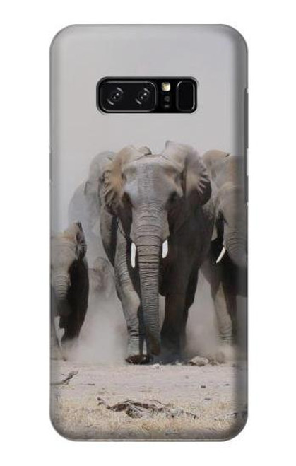 S3142 African Elephant Etui Coque Housse pour Note 8 Samsung Galaxy Note8