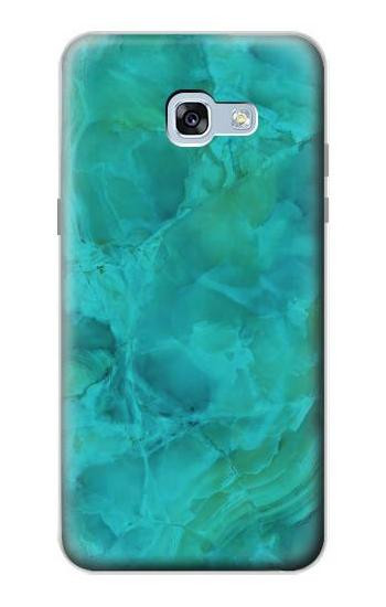 S3147 Aqua Marble Stone Etui Coque Housse pour Samsung Galaxy A5 (2017)