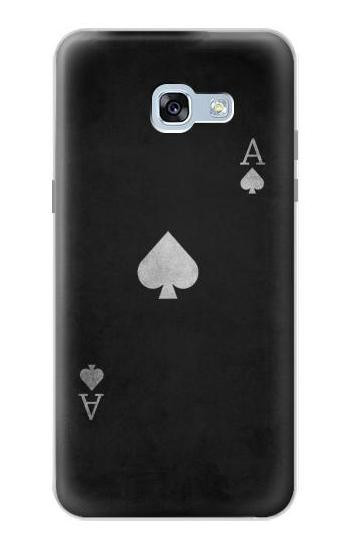 S3152 Black Ace of Spade Etui Coque Housse pour Samsung Galaxy A5 (2017)