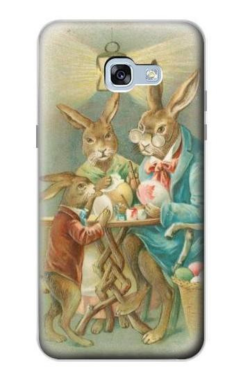 S3164 Easter Rabbit Family Etui Coque Housse pour Samsung Galaxy A5 (2017)