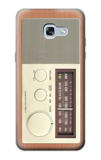 S3165 FM AM Wooden Receiver Graphic Etui Coque Housse pour Samsung Galaxy A5 (2017)