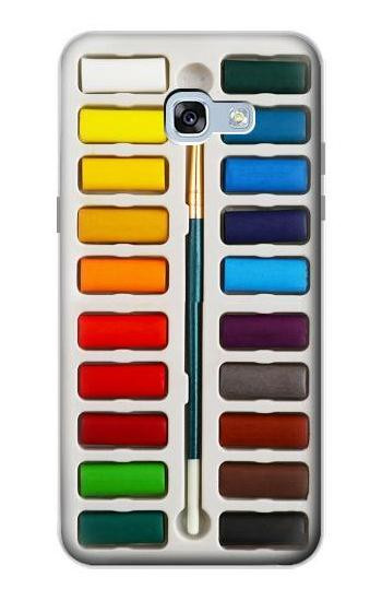 S3243 Watercolor Paint Set Etui Coque Housse pour Samsung Galaxy A5 (2017)