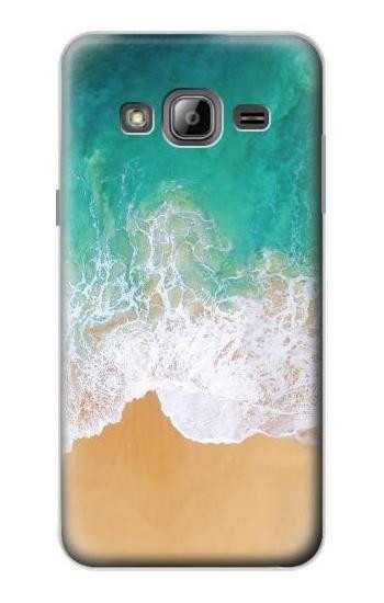S3150 Sea Beach Etui Coque Housse pour Samsung Galaxy J3 (2016)