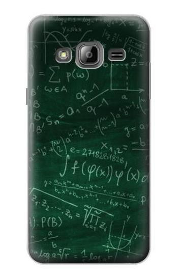 S3190 Math Formula Greenboard Etui Coque Housse pour Samsung Galaxy J3 (2016)