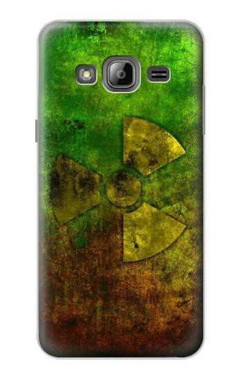 S3202 Radioactive Symbol Etui Coque Housse pour Samsung Galaxy J3 (2016)